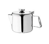 Olympia Concorde - Théière en inox 850 ml, finition haute brillance, couvercle articulé à large ouverture, poignée résistante à la chaleur, K679