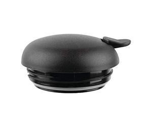 Olympia Couvercle de rechange en plastique noir pour carafes sous vide C092 et CE227 - Fonctionnement par pouce et versement facile