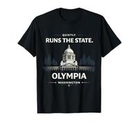 Olympia Dirige tranquillement Le Capitole de l'État de Washington T-Shirt