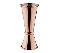 Olympia DR606 Doseur à rayures en cuivre 25 ml/50 ml - Doseur à cocktail et mesures de boisson pour spiritueux, shots, vin