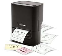 Olympia Eitkette Printer PM220 Imprimante d'étiquettes Bluetooth auto-adhésive pour la maison et les déplacements Imprimante à transfert thermique portable pour étiquettes étanches Imprimante