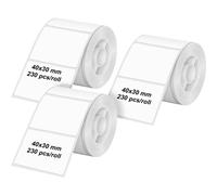 Olympia Étiquettes rouleau 6321 40 x 30 mm papier thermique direct blanc 3 pc(s)