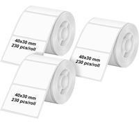 Olympia Etiquette (rouleau) 40 x 30 mm papier à impression thermique directe blanc 3 pc(s) 6321 Etiquette universelles