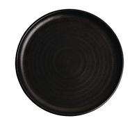 Olympia FA317 Lot de 6 assiettes rondes en toile Noir 265 mm