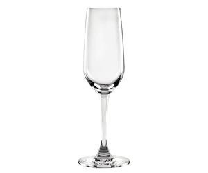 Olympia FB484 Mendoza Lot de 6 flûtes en verre Transparent Capacité 185 ml 210 mm x 57 mm