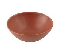 Olympia FC714 Build-a-Bowl Cantaloupe Lot de 4 bols profonds en céramique Orange 230 mm