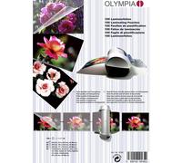 Olympia Feuille de plastification DIN A4, DIN A5, DIN A6, 95 x 60 mm 80 micron