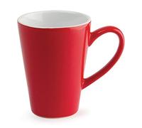 Olympia gl486 Tasse à café latte, 340 ml, 12 oz, rouge (Lot de 12)
