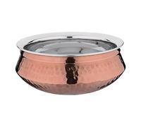 Olympia Plat en cuivre Handi 200 mm – Double paroi, bord large