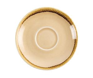 Olympia Kiln GP331 Lot de 6 soucoupesà cappuccino en grès 140 mm