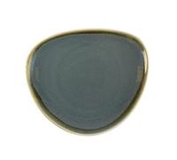 Olympia Kiln GP341 Ocean Lot de 6 assiettes triangulaires, en porcelaine, 165 mm de diamètre, bleu