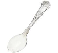 Olympia Kings Cuillère à café (lot de 12), 140 (L) mm, acier inoxydable 18/0 hautement poli, poignée ornée, passe au lave-vaisselle, usage professionnel et domestique, D689