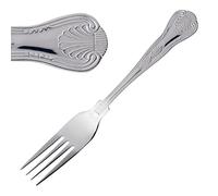 Olympia Kings Fourchettes de table (lot de 12), 205 (L) mm, acier inoxydable 18/0, finition hautement polie, passe au lave-vaisselle, restaurants, pubs, bars, bistros, cafés ou usage domestique, D683
