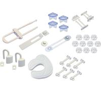 Olympia Kit d'Articles de Sécurité d'Enfant Comprenant 28 Pièces Blanc