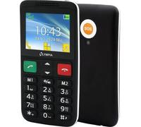 OLYMPIA Komfort-Mobiltelefon LUX Großtasten 2,4" Farbdisplay SOS-Taste Dual-SIM Kamera B Schwarz (2229)