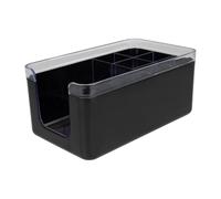 Olympia Kristallon Bar Caddy Noir ABS