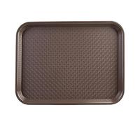 Olympia Kristallon plateau service alimentaire brun foncé - 350x450mm