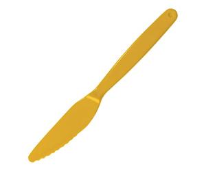 Olympia Kristallon Polycarbonate Couteau Jaune - 180mm (Pack 12)