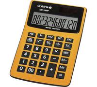 Olympia LCD 1000P Calculatrice de bureau orange Ecran: 12 solaire, à pile(s) (l x H x P) 106 x 40 x 158 mm