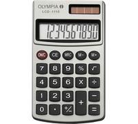 OLYMPIA LCD-1110 Calculatrice de poche argentée