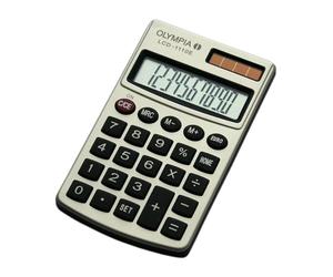 Olympia LCD1110E Calculatrice Argent