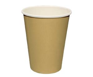 Olympia Lot de 1000 gobelets jetables pour boissons chaudes Marron 350 ml