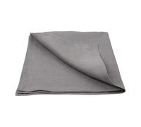Olympia Lot de 12 serviettes de table en lin Gris 400 x 400 mm