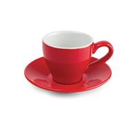 Olympia Lot de 12 tassesà expresso en porcelaine Rouge 100 ml