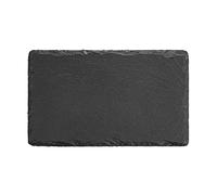 Olympia Lot de 2 planches en ardoise naturelle GN 1/4 265 x 163 mm