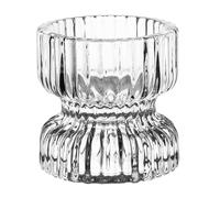Olympia Lot de 6 photophores en Verre strié 52 x 52 mm