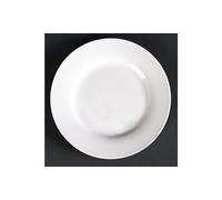 Olympia Lumina Assiette ronde à bord large - 152mm 6'' (Boîte de 6)