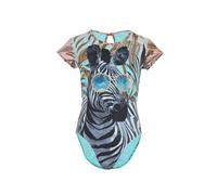 OLYMPIA Maillot de bain aqua / marron / cappuccino / noir, Taille 104