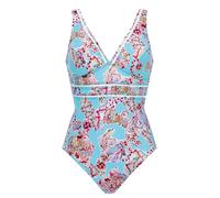 OLYMPIA Maillot de bain bleu clair / canneberge, Taille M