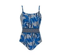 OLYMPIA Maillot de bain bleu marine / bleu clair / bleu foncé / blanc, Taille M