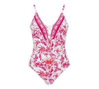 OLYMPIA Maillot de bain rose / rose / blanc, Taille XS