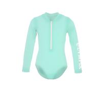 OLYMPIA Maillot de bain turquoise / blanc cassé, Taille 140