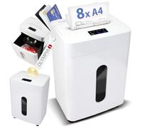Olympia Destructeur de documents MC 2508 S – Micro-coupe P-5, 8 feuilles, 25 l, silencieux