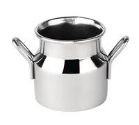 Olympia Mini cruche à lait en inox CL203 finition très polie, bec verseur large 60 ml