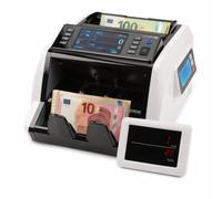 Olympia NC 580 Plus Compteur de billets multidevises, détection de faux billets, 1 200 notes/min, avec affichage client
