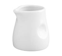 Olympia - Olympia Whiteware Petits pots à lait alvéolés 70 ml (lot de 6) - Mini-pichet à crème en porcelaine, pots à sauce et sauces GM366