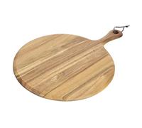 Olympia Planche ronde en bois d'acacia avec poignée 330 mm 15 x 330 mm