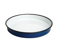 Olympia Plat de service émaillé Olympia 320mm, Blanc, 45(H) x 320(Ø) mm, Acier émaillé, GM240