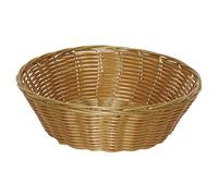 Olympia Poly Wicker Round Food Basket - 200x70mm 7 9/10x 2 3/4" (Pack 6)