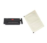 Olympia PS 16 Destructeur de Fichiers 2704 Coupe de la Bande 6mm pour 6 Feuilles, Noir & Amazon Basics Lot de 12 feuilles lubrifiantes et aiguisantes pour destructeur de documents