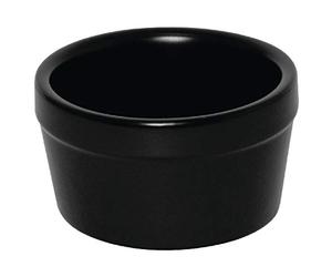 Olympia Rustic Ramequins Méditerranéens en Grès Noir 77mm - Moule Cuisson Entièrement Vitrifié - Paquet de 6