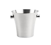 Olympia Seau à vin avec poignées, acier inoxydable massif, 210 (Ø) mm x 230 (H) mm, design évasé pouvant contenir plus de glace, pour bar, restaurant et usage domestique, DR594