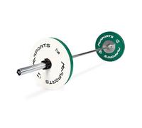 Olympia Set Professionnel Studio Haltères avec fermeture + 2 x 10 kg, 2 x 15 kg et 2 x 20 kg
