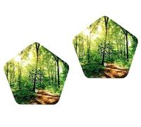 Olympia Sounds of Nature Box Lot de 2 sons naturels pour la détente et le calme, boîte de son avec chant d'oiseaux, murmure de ruisseau, prairie, bruit de la mer, boîte à musique avec détecteur de