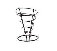 Olympia Support conique pour frites noir , taille : 175(H) x 115(Ø)mm, cône en porcelaine vendu séparément (CL146), CL319