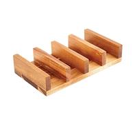 Olympia Support en bois pour tacos 275 x 150 x 55 mm